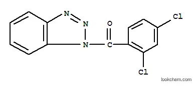 Molecular Structure of 200626-61-5 (BENZOTRIAZOL-1-YL-(2,4-DICHLORO-PHENYL)-METHANONE)