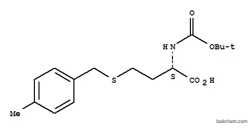 Molecular Structure of 201419-15-0 ((S)-2-(BOC-AMINO)-4-(4-METHYL-BENZYLSULFANYL)BUTYRIC ACID)