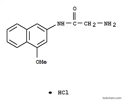 Molecular Structure of 201930-16-7 (H-GLY-4M-BETANA HCL)