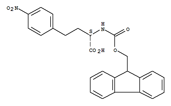 Benzenebutanoic acid, a-[[(9H-fluoren-9-ylmethoxy)carbonyl]amino]-4-nitro-,(aS)-