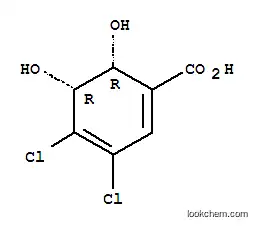 Molecular Structure of 205587-32-2 ((2R,3R)-1-CARBOXY-4,5-DICHLORO-2,3-DIHYDROXYCYCLOHEXA-4,6-DIENE, 95)