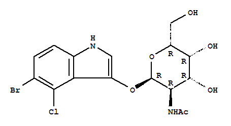 5-Bromo-4-chloro-3-indolyl-2-acetamido-2-deoxy-alpha-D-galactopyranoside