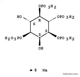 Molecular Structure of 210488-61-2 (1D-MYO-INOSITOL-1,3,4,5-TETRAKISPHOSPHATE, (NA+ SALT))