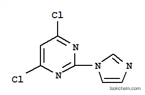 Molecular Structure of 212636-72-1 (4,6-dichloro-2-(1H-imidazol-1-yl)pyrimidine)