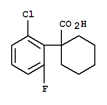 1-(2-CHLORO-6-FLUOROPHENYL)CYCLOHEXANECARBOXYLIC ACID, 97