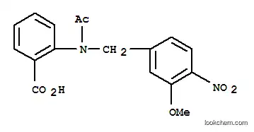 Molecular Structure of 23145-68-8 (2-[acetyl(3-methoxy-4-nitrobenzyl)amino]benzoic acid)