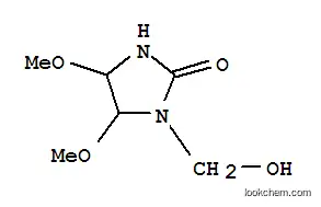 Molecular Structure of 23706-07-2 (1-(hydroxymethyl)-4,5-dimethoxyimidazolidin-2-one)