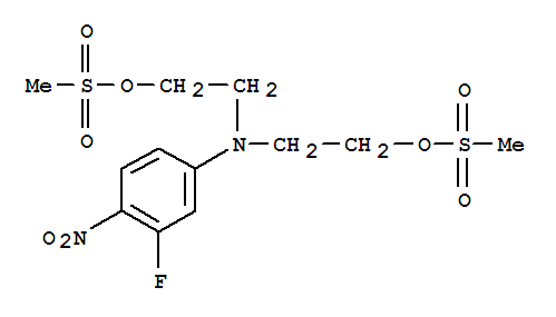 23721-20-2,[(3-fluoro-4-nitrophenyl)imino]diethane-2,1-diyl dimethanesulfonate,NSC104962;