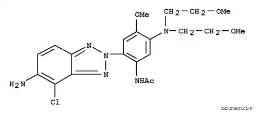 Molecular Structure of 240433-82-3 (N-{2-(5-amino-4-chloro-2H-benzotriazol-2-yl)-5-[bis(2-methoxyethyl)amino]-4-methoxyphenyl}acetamide)