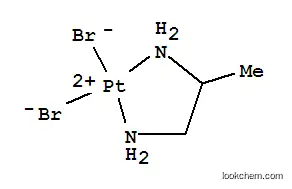 Molecular Structure of 26743-54-4 (dibromoplatinum(2+) propane-1,2-diyldiazanide)