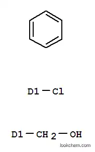 Molecular Structure of 29349-22-2 (Benzenemethanol, ar-chloro- (9CI))