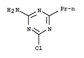 30369-30-3,4-chloro-6-propyl-1,3,5-triazin-2-amine,s-Triazine, 2-amino-4-chloro-6-propyl- (8CI);2-Amino-4-chloro-6-propyl-1,3,5-triazine; 2-Amino-4-chloro-6-propyl-s-triazine