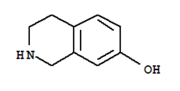 Molecular Structure of 30798-64-2 (7-Isoquinolinol,1,2,3,4-tetrahydro-)