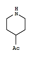 Molecular Structure of 30818-11-2 (Ethanone, 1-(4-piperidinyl)-)