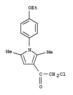 Ethanone,2-chloro-1-[1-(4-ethoxyphenyl)-2,5-dimethyl-1H-pyrrol-3-yl]-
