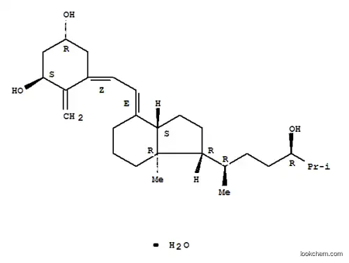 Molecular Structure of 93129-94-3 ((1R,3S)-5-[2-[(1R,3aR,7aS)-1-[(2R,5S)-5-hydroxy-6-methyl-heptan-2-yl]-7a-methyl-2,3,3a,5,6,7-hexahydro-1H-inden-4-ylidene]ethylidene]-4-methylidene-cyclohexane-1,3-diol)
