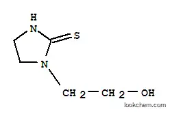Molecular Structure of 932-49-0 (1-(2-Hydroxyethyl)imidazolidine-2-thione)