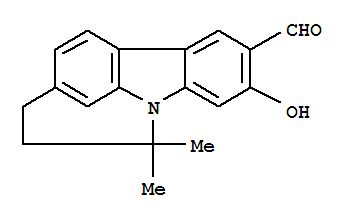 93627-26-0,9,11-Etheno-6H-azepino[1,2-a]indole-2-carboxaldehyde,7,8-dihydro-3-hydroxy-6,6-dimethyl- (9CI),Cycloclausanitin;Cycloclausanitine