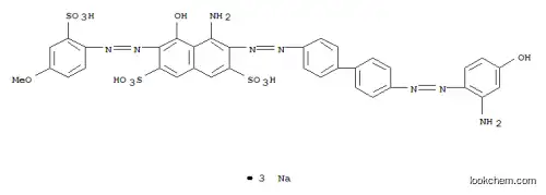 Molecular Structure of 93803-38-4 (trisodium 4-amino-3-[[4'-[(2-amino-4-hydroxyphenyl)azo][1,1'-biphenyl]-4-yl]azo]-5-hydroxy-6-[(4-methoxy-2-sulphonatophenyl)azo]naphthalene-2,7-disulphonate)