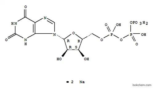 Molecular Structure of 93805-65-3 (Xanthosine 5'-(tetrahydrogen triphosphate), disodium salt)