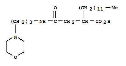 93904-81-5,2-[2-[(3-morpholinopropyl)amino]-2-oxoethyl]tetradecenoic acid monohydrochloride,2-[2-[(3-morpholinopropyl)amino]-2-oxoethyl]tetradecenoic acid monohydrochloride