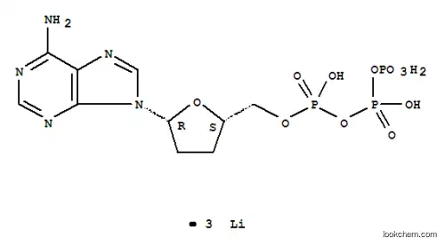 Molecular Structure of 93939-70-9 (2',3'-DIDEOXYADENOSINE-5'-TRIPHOSPHATE LITHIUM SALT)