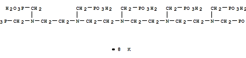 Phosphonic acid,[[(phosphonomethyl)imino]bis[2,1-ethanediyl[(phosphonomethyl)imino]-2,1-ethanediylnitrilobis(methylene)]]tetrakis-,octapotassium salt (9CI)