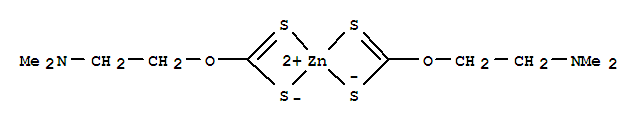 Zinc,bis[O-[2-(dimethylamino)ethyl] carbonodithioato-S,S']-, (T-4)- (9CI)