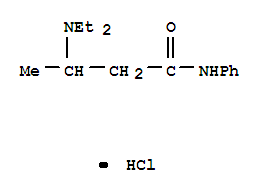 Butanamide,3-(diethylamino)-N-phenyl-, hydrochloride (1:1)