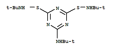 1,3,5-Triazine-2,4-disulfenamide,N2,N4-bis(1,1-dimethylethyl)-6-[(1,1-dimethylethyl)amino]-