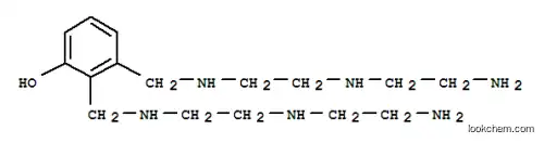 Molecular Structure of 93940-98-8 (2,3-bis[[[2-[(2-aminoethyl)amino]ethyl]amino]methyl]phenol)
