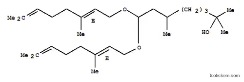 Molecular Structure of 93981-62-5 ((E,E)-8,8-bis[(3,7-dimethyl-2,6-octadienyl)oxy]-2,6-dimethyloctan-2-ol)