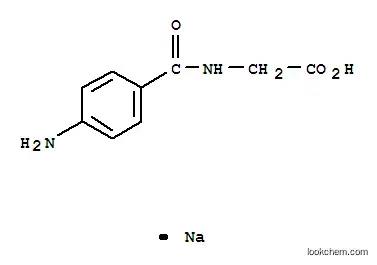 Molecular Structure of 94-16-6 (P-AMINOHIPPURIC ACID SODIUM SALT)