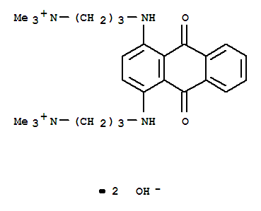94021-18-8,3,3'-[(9,10-dihydro-9,10-dioxo-1,4-anthrylene)diimino]bis[trimethylpropylammonium] dihydroxide,3,3’-[(9,10-dihydro-9,10-dioxo-1,4-anthrylene)diimino]bis[trimethylpropylammonium] dihydroxide