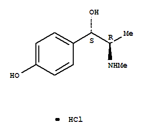 Benzenemethanol,4-hydroxy-a-[1-(methylamino)ethyl]-,hydrochloride, (R*,S*)- (9CI)