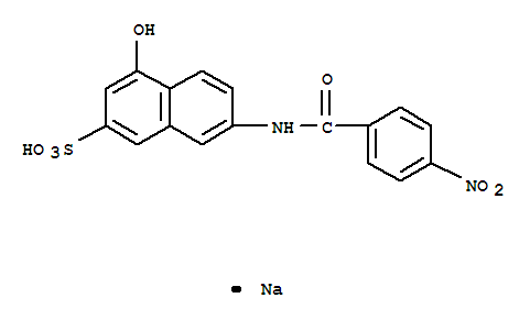 94232-37-8,sodium 4-hydroxy-7-[(4-nitrobenzoyl)amino]naphthalene-2-sulphonate,2-Naphthalenesulfonicacid, 4-hydroxy-7-[(4-nitrobenzoyl)amino]-, monosodium salt (9CI)