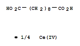 94232-56-1,cerium(4+) sebacate,cerium(4+) sebacate