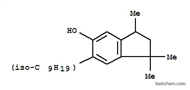 Molecular Structure of 94248-67-6 (6-isononyl-1,1,3-trimethylindan-5-ol)