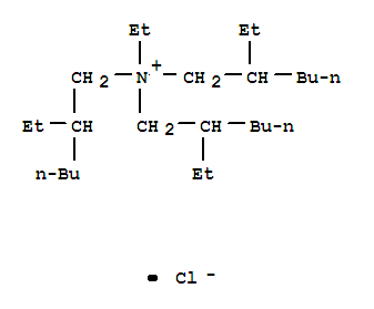 94277-47-1,ethyltris(2-ethylhexyl)ammonium chloride,1-Hexanaminium,N,2-diethyl-N,N-bis(2-ethylhexyl)-, chloride (9CI)