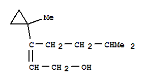 94291-44-8,6-methyl-3-(1-methylcyclopropyl)hept-2-en-1-ol,6-methyl-3-(1-methylcyclopropyl)hept-2-en-1-ol