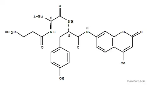 Molecular Structure of 94367-20-1 (SUC-LEU-TYR-AMC)