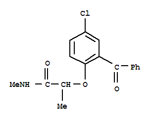 94922-81-3,2-(2-Benzoyl-4-chlorophenoxy)-N-methylpropionamide,2-(2-Benzoyl-4-chlorophenoxy)-N-methylpropionamide