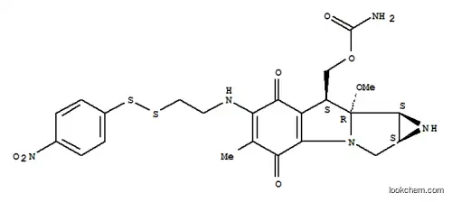 Molecular Structure of 95056-36-3 (N-7-(2-(Nitrophenyldithio)ethyl)mitomycin C)