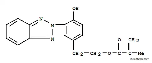 Molecular Structure of 96478-09-0 (2-[3-(2H-Benzotriazol-2-yl)-4-hydroxyphenyl]ethyl methacrylate)