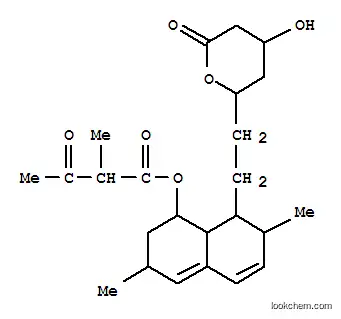 Butanoic acid, 2-methyl-3-oxo-, 1,2,3,7,8,8a-hexahydro-3,7-dimethyl-8-(2-(tetrahydro-4-hydroxy-6-oxo-2H-pyran-2-yl)ethyl)-1-naphthalenyl ester