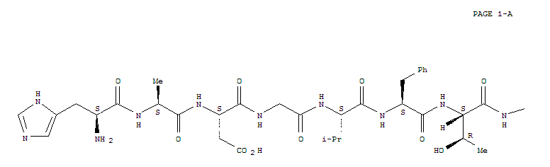 96849-38-6  L-Isoleucinamide,L-histidyl-L-alanyl-L-a-aspartylglycyl-L-valyl-L-phenylalanyl-L-threonyl-L-seryl-L-a-aspartyl-L-tyrosyl-L-seryl-L-arginyl-L-leucyl-L-leucylglycyl-L-glutaminyl-L-isoleucyl-