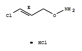 96992-71-1,(E)-O-(3-CHLORO-2-PROPENYL)HYDROXYLAMINE HYDROCHLORIDE,Hydroxylamine,O-(3-chloro-2-propenyl)-, hydrochloride, (E)-;Hydroxylamine, O-[(2E)-3-chloro-2-propenyl]-,hydrochloride (9CI);(E)-O-(3-Chloro-2-propenyl)hydroxylamine hydrochloride;