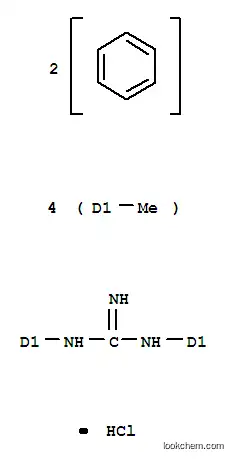 Molecular Structure of 97465-55-9 (N,N'-bis(dimethylphenyl)guanidine monohydrochloride)