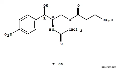 Molecular Structure of 982-57-0 (Chloramphenicol sodium succinate)