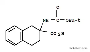 Molecular Structure of 98569-12-1 (2-(TERT-BUTOXYCARBONYLAMINO)-1,2,3,4-TETRAHYDRONAPHTHALENE-2-CARBOXYLIC ACID)